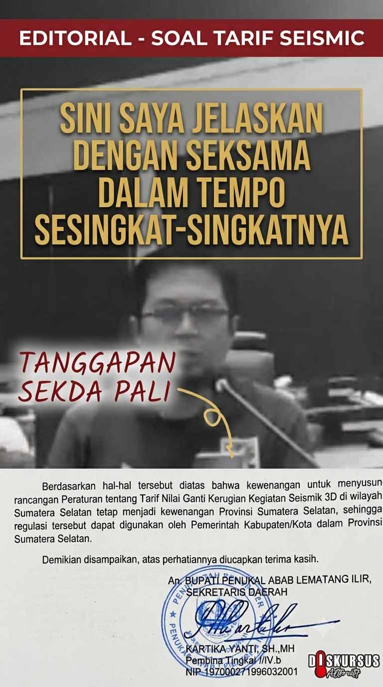 Soal Tarif Seismic: `Sini Saya jelaskan dengan seksama dalam tempo sesingkat-singkatnya`