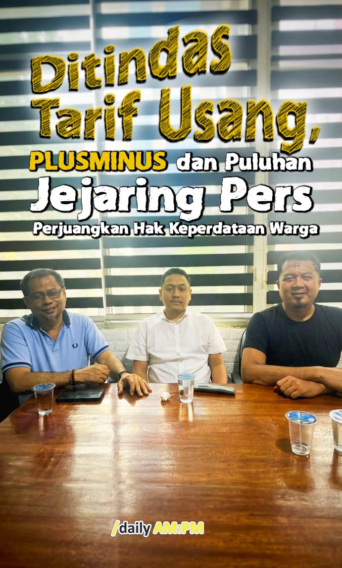 Ditindas Tarif Usang, PLUSMINUS dan Puluhan Jejaring Pers Perjuangkan Hak Keperdataan Warga.